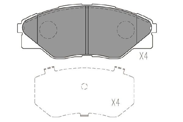 KAVO PARTS Jarrupala, levyjarru KBP-9135